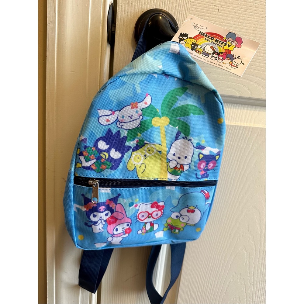 Beach Themed Hello Kitty and Friends Mini Backpack